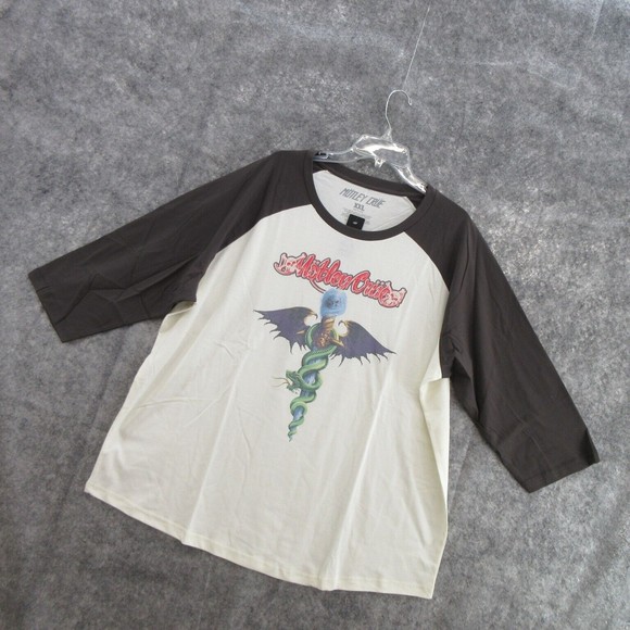 Motley Crue Mens T-Shirt Size XXL Feel Good Raglan Tee Licensed Cotton Blend New - Picture 12 of 14